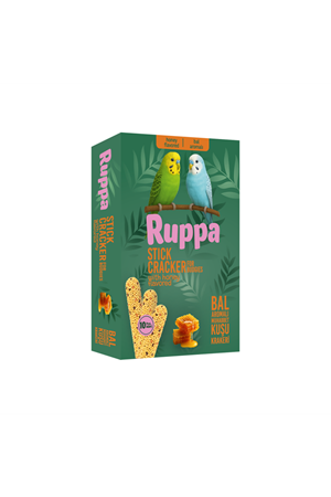 Ruppa 10lu  Muhabbet Kuşu Krakeri Ballı