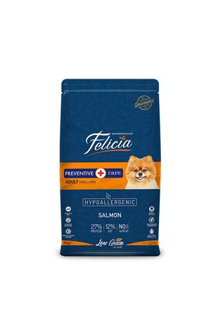Felicia 3 Kg Yetişkin Somonlu Small Az Tahıllı /Mini HypoAllergenic Köpek Maması