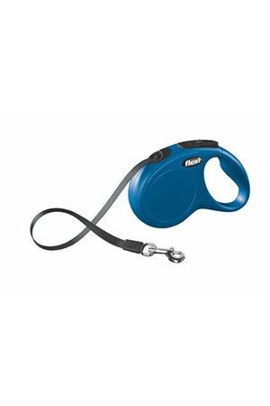Flexi New Classic 5 m Şerit Tasma S Mavi