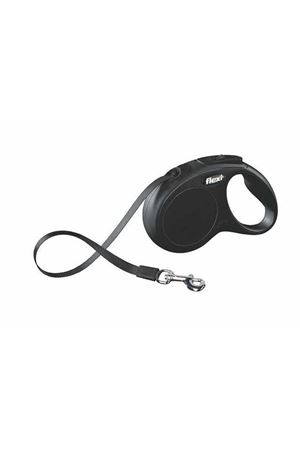 Flexi New Classic 5 m Şerit Tasma S Siyah