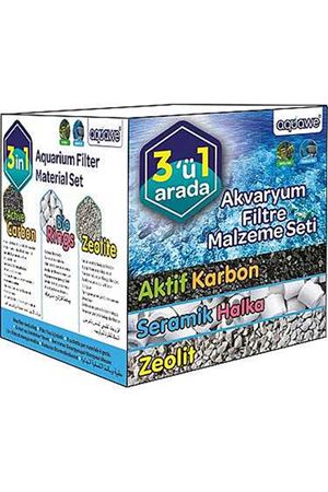 Aquawe - 3 in 1 Akvaryum Filtre Malzeme seti