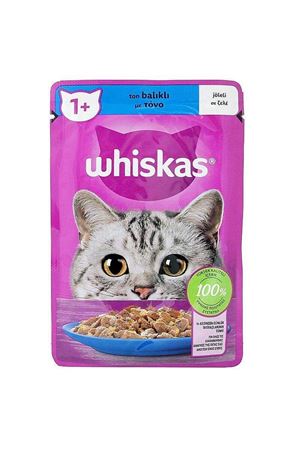 Whiskas Pouch Jöleli Ton Balıklı  Kedi Maması 85 g