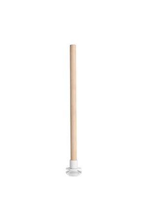 Plastik Başlıklı Tahta Tünek 40 cm 25 li