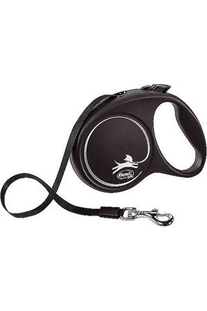 Flexi Black Design 5 m Şerit Tasma L Siyah