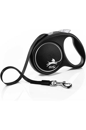 Flexi Black Design 5 m Şerit Tasma L Mavi