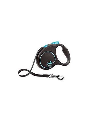 Flexi Black Design 5 m Şerit Tasma M Mavi