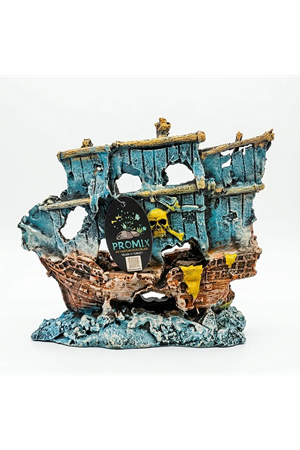 G111 Orta Yelkenli Korsan Gemi 19x17 cm