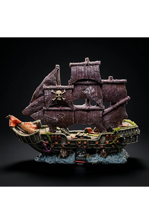 G106 Yosunlu Yelkenli Gemi 44x35 cm