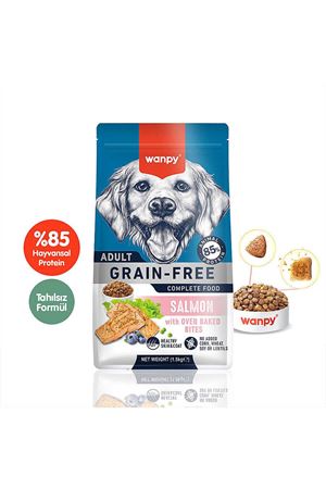 Wanpy Tahılsız Somonlu Yetişkin Köpek Maması  1,5Kg