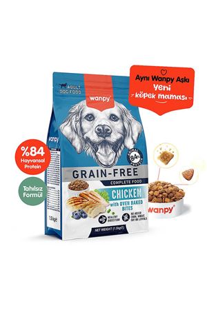Wanpy Tahılsız Tavuklu Yetişkin Köpek  Maması  1,5 Kg
