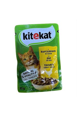 Kitekat Yetişkin Tavuklu i Yaş Maması 85 Gr