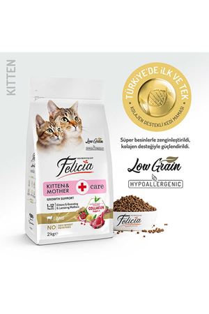 Felicia Az Tahıllı Kuzu Etli Yavru Kedi Maması  2kg