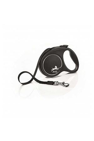 Flexi Black Design 5 m Şerit Tasma M Siyah