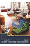 Akvaryum B101  28,5x24x30cm Arkadan Samplı Led Lambalı