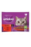 Whiskas Pouch Kedi Sığırlı Tavuklu Etli Seçenekleri (4 lü Paket)
