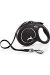 Flexi New Classic 5 m Şerit Tasma S Siyah
