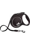 Flexi Black Design 5 m Şerit Tasma L Siyah