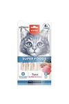 Wanpy Superfood Ton Balıklı Yaban Mersinli ve Kızılcıklı Krema Kedi Ödülü 5x14gr