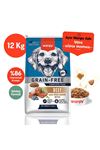 Wanpy Tahılsız Sığır Etli Yetişkin Köpek Maması  12 Kg
